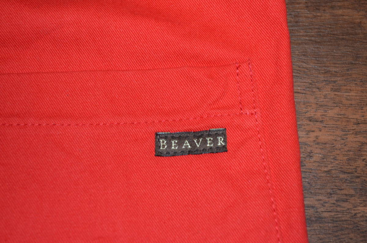 ●即！！英国製 BEAVER コットンショートダッフルコート 36 レッド　良品_画像5