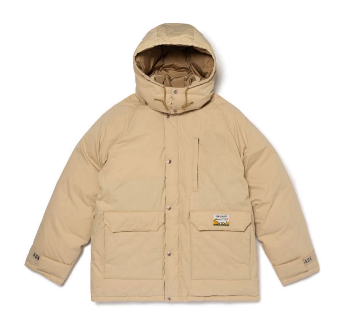 HUMAN MADE Down Parka ヒューマン メイド XL 新品  ダウンジャケット ダウンパーカー ベージュ 綿