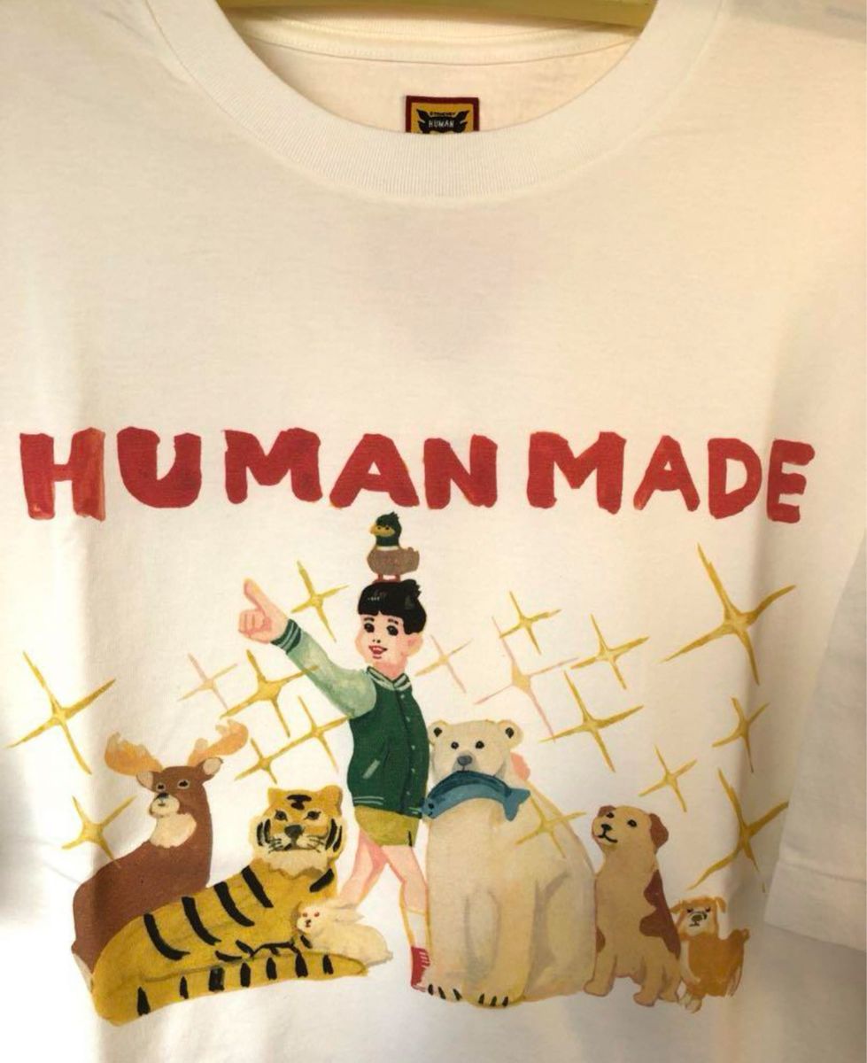 HUMAN MADE KEIKO コラボ Tシャツ ２XL オンライン 限定 新品 WHITE 未開封 未使用 ヒューマンメイド