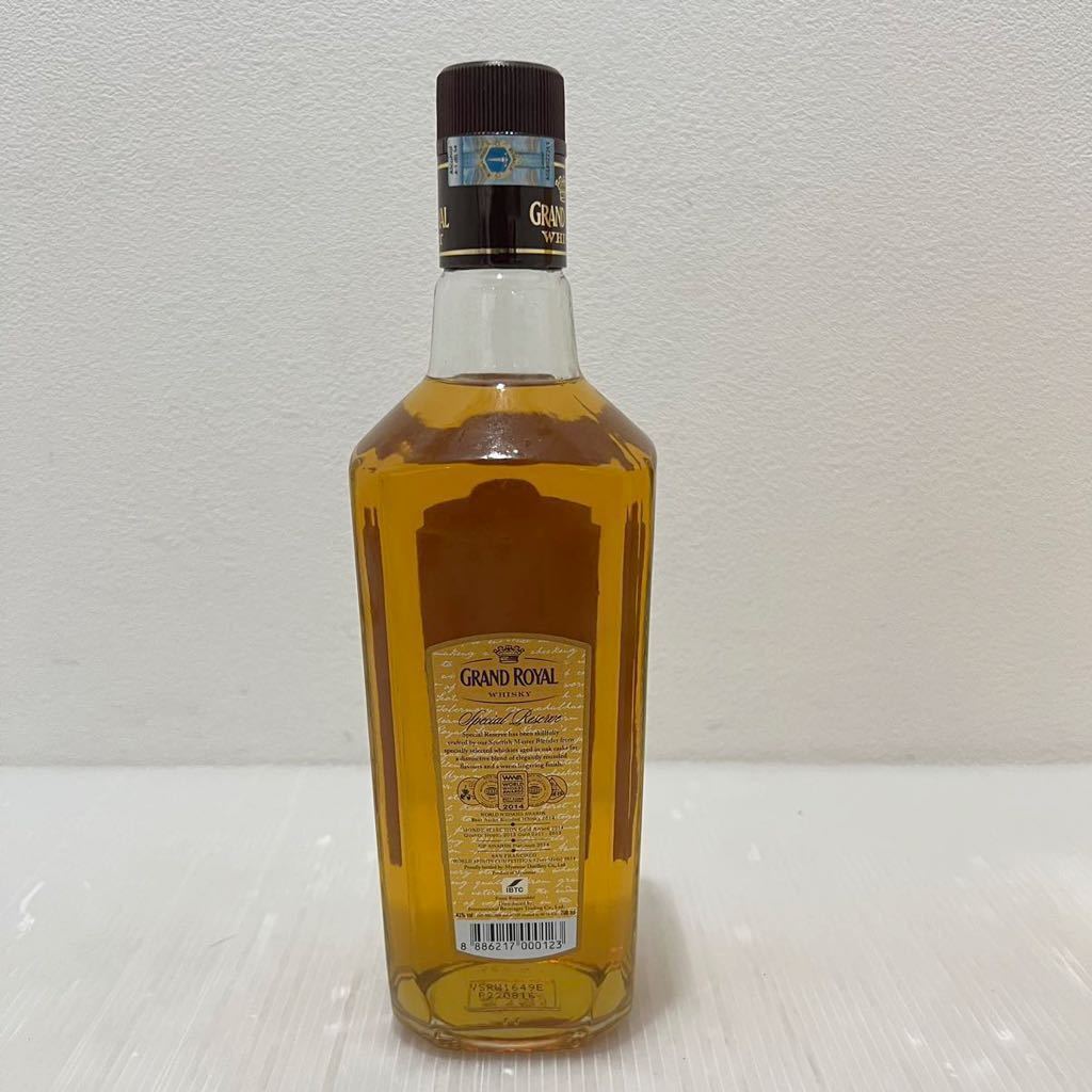 D(1120g2) ☆未開栓 GRAND ROYAL WHISKY Special Reserve グランド ロイヤル ウイスキー 700ml 43% 酒_画像5