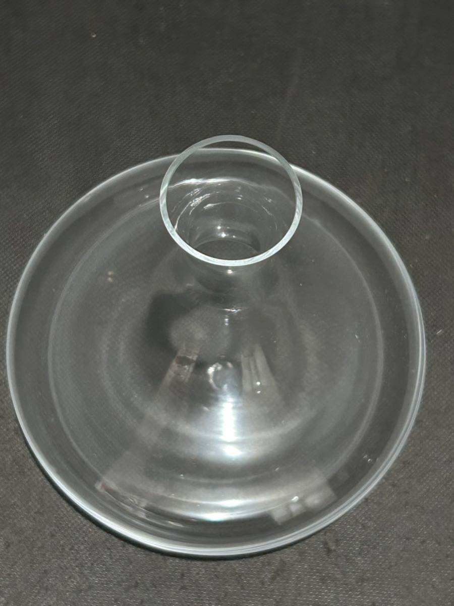 Dハ(1108d2)ガラス デキャンタ Cepage 直径：約20cm 高さ :約23.5cm 酒瓶 デカンタ 花瓶 インテリア 置物_画像4