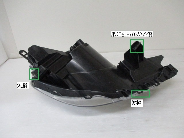 CS6308 欠損 ADバン Y12 左ヘッドライト 左ヘッドランプ ICHIKOH 1800_画像7