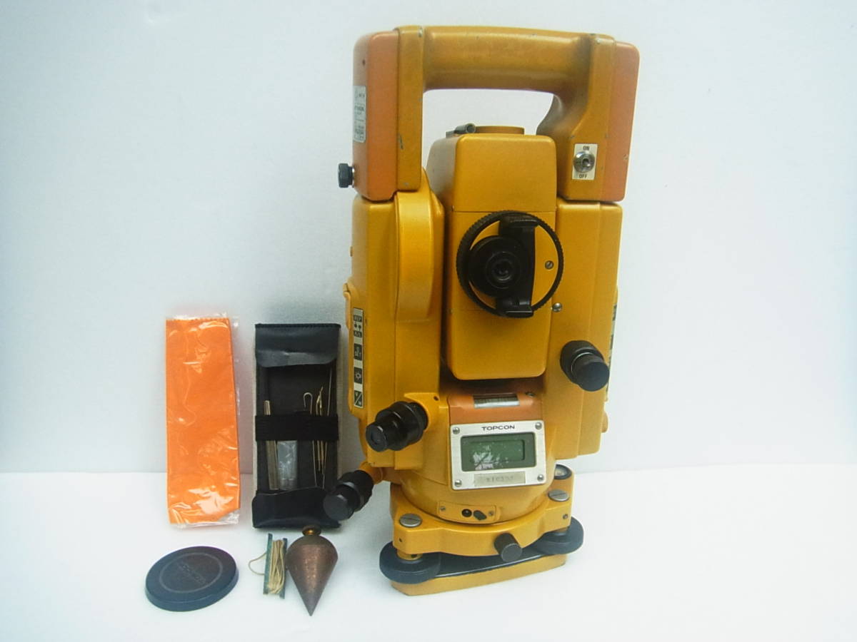 TOPCON GTS-310F トータルステーション 整準後 測角(水平角.垂直 TOPCON GTS-310F トータルステーション 整準後 測角(水平角.垂直