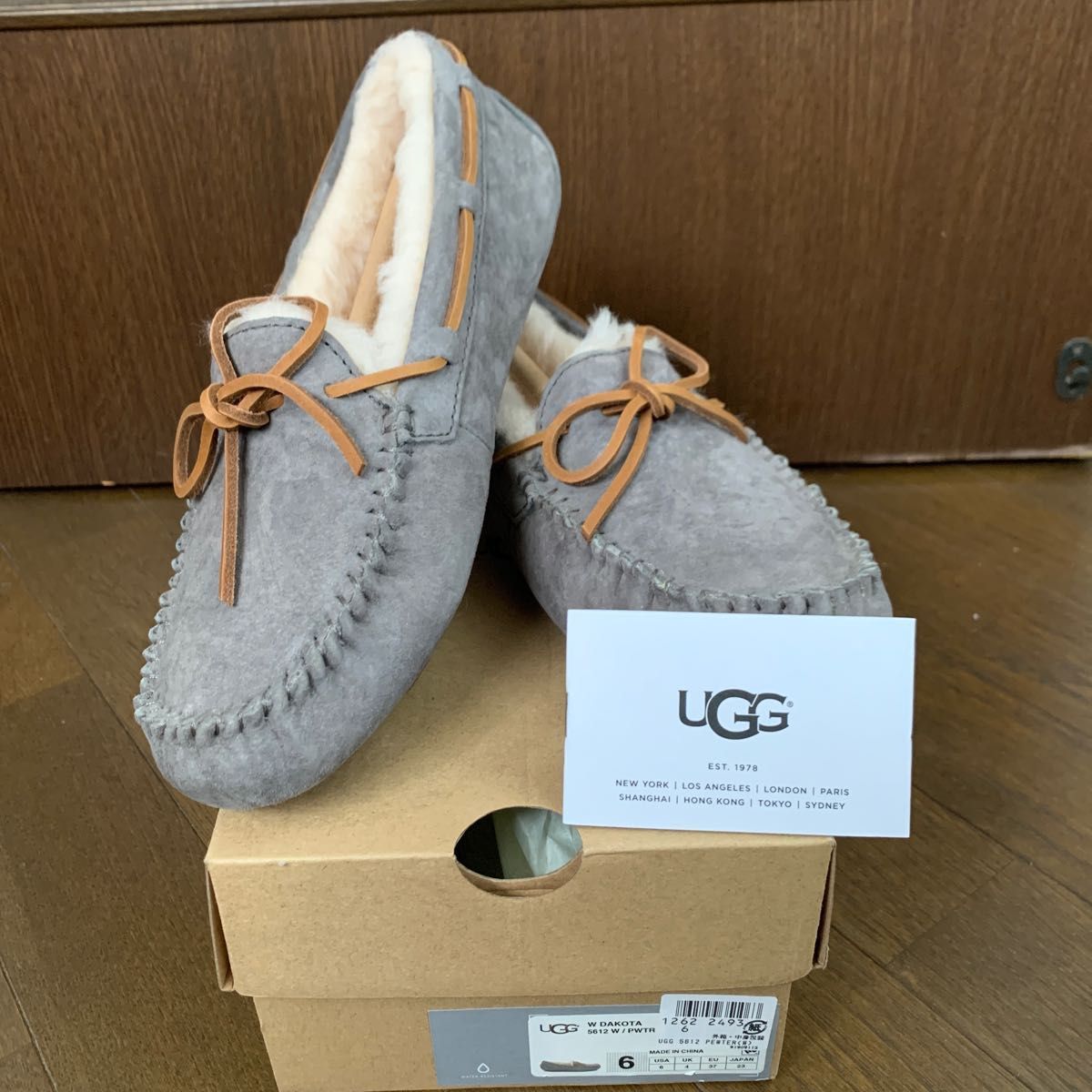 UGG アグ DAKOTA 5612 グレームートン モカシン 23cm Yahoo!フリマ（旧）-