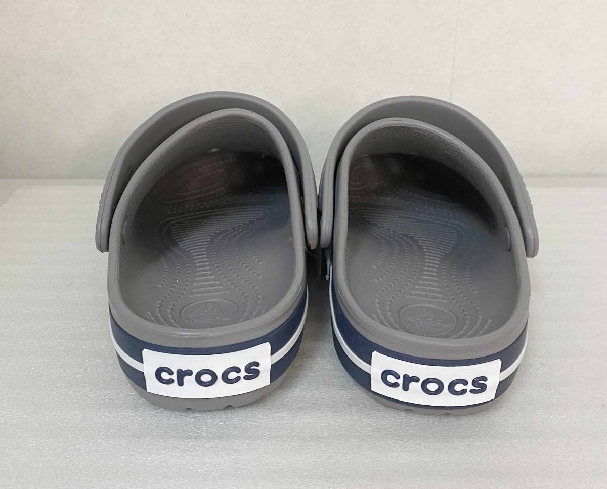 新品 19.5cm ★ crocs クロックス クロックバンド クロッグ キッズ グレー J1 207006 CROCBAND CLOG K サンダル ジュニア 子供 男女兼用_画像8