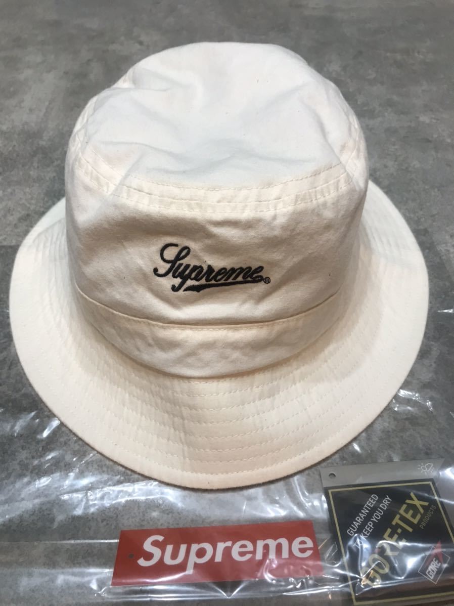 Supreme GORE-TEX crusher バケットハット　クラッシャー　ゴアテックス　natural ナチュラル　スクリプト ロゴ　script _画像2