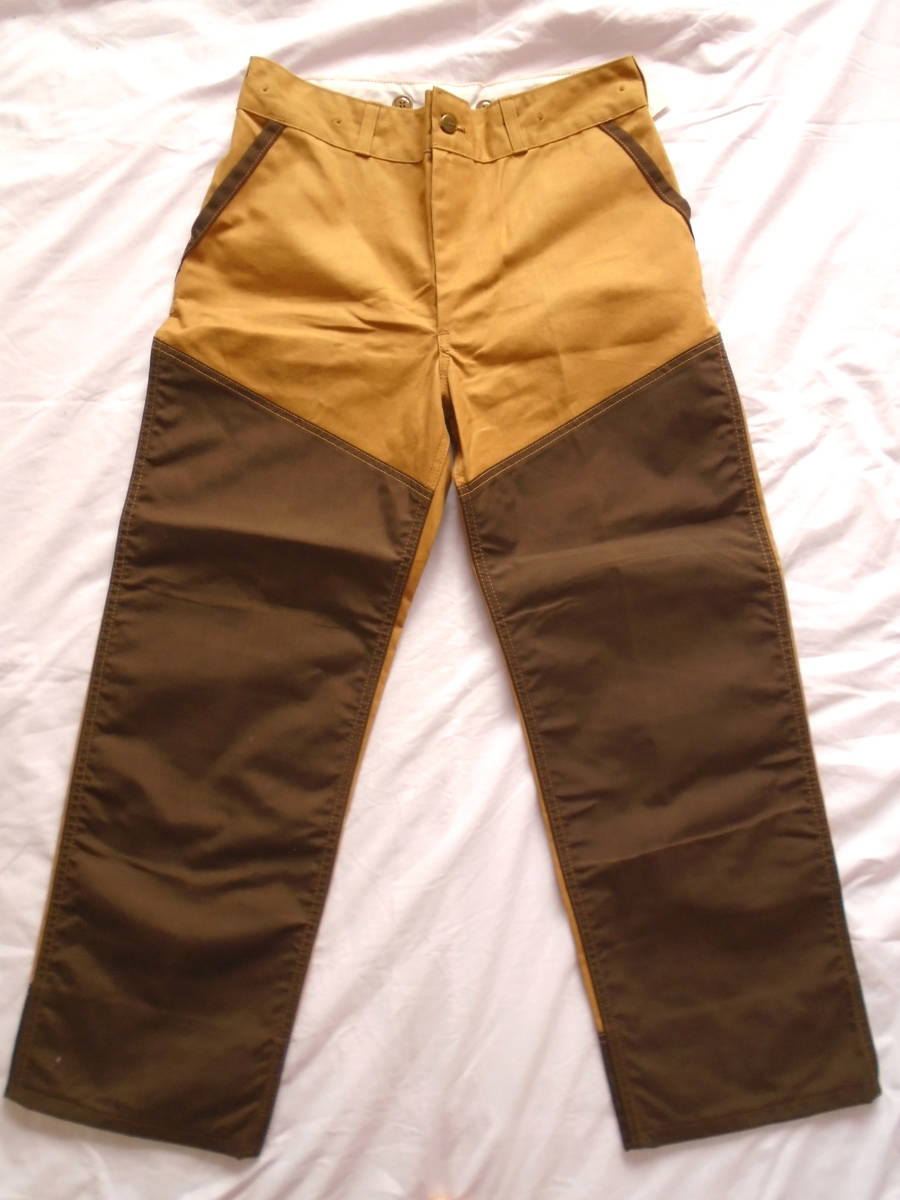 お歳暮 人気 新品★デッド★希少★80s★90s★エルエルビーン★L.L.Bean★ダブルニー★Wニー★ハンティングパンツ★TALONジッパー★米国製★(W:34) 男性用