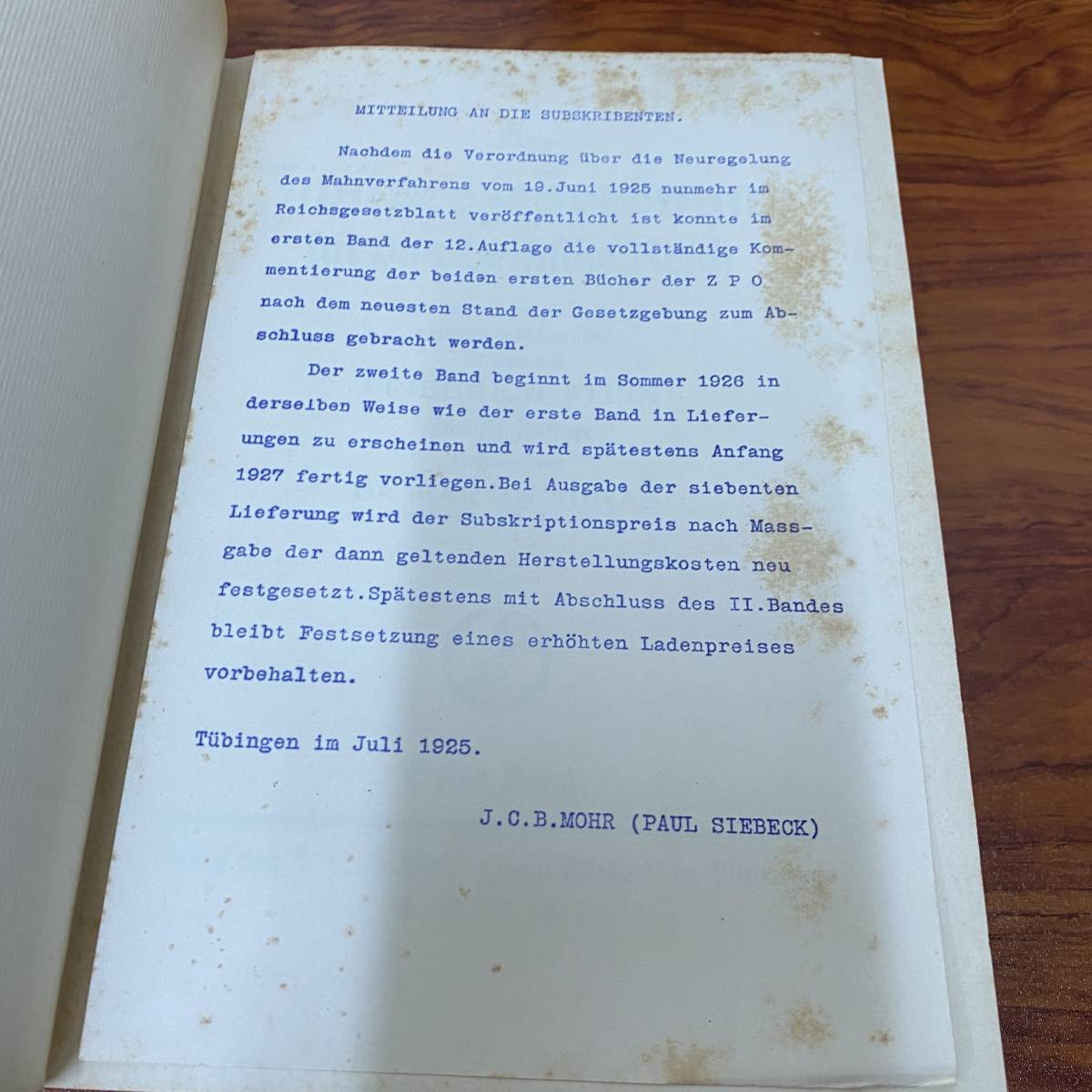 Friedrich Stein ZPO 1925年 ドイツ民事訴訟法? 法律 洋書 Die ZivilprozeBordnung Zivilprozessordnung ドイツ語 古書 戦前 - 洋書、外国語書籍 Friedrich Stein ZPO 1925年 ドイツ民事訴訟法? 法律 洋書 Die ZivilprozeBordnung Zivilprozessordnung ドイツ語 古書 戦前 - 洋書、外国語書籍