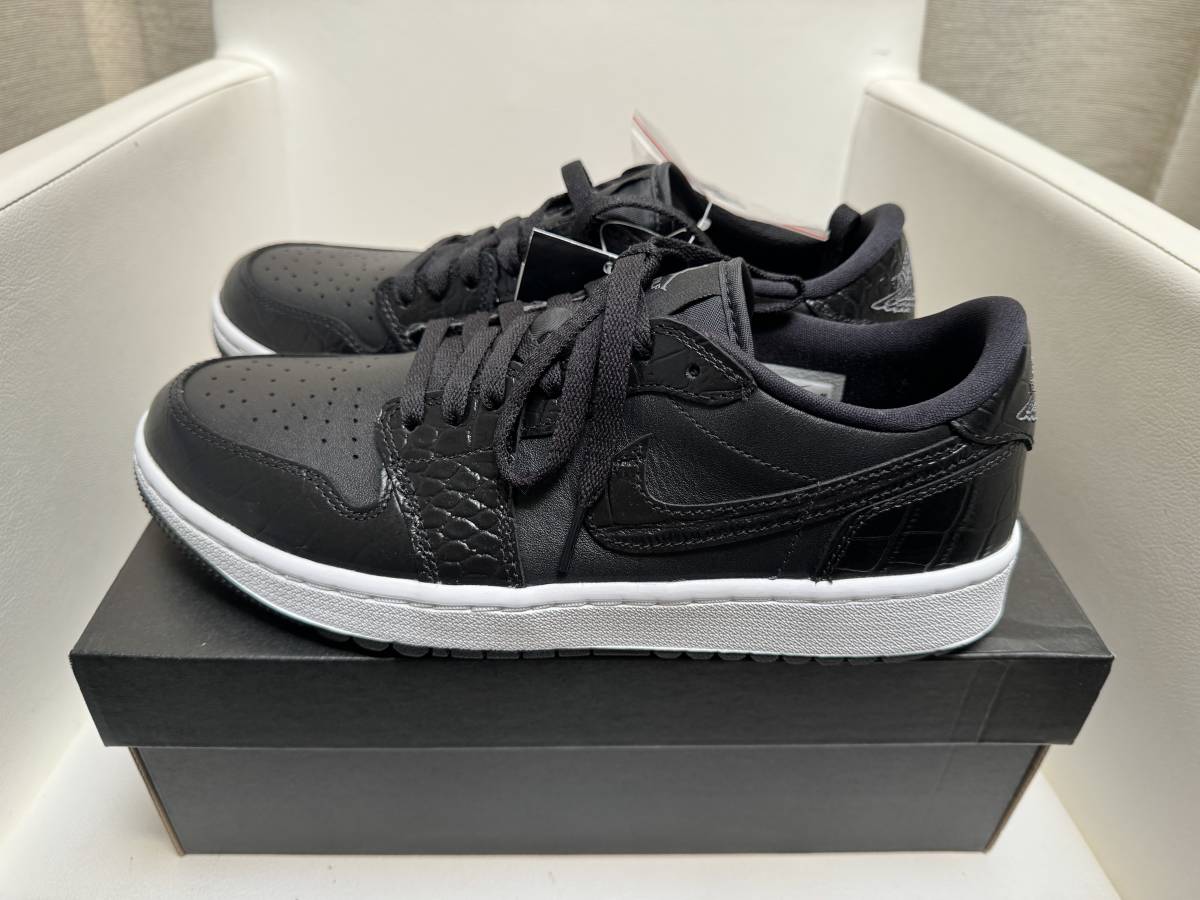 NIKE AIR JORDAN1 LOW G　ナイキ エアジョーダン1 ロー ブラック　27.0cm　新品未使用　正規品_画像2