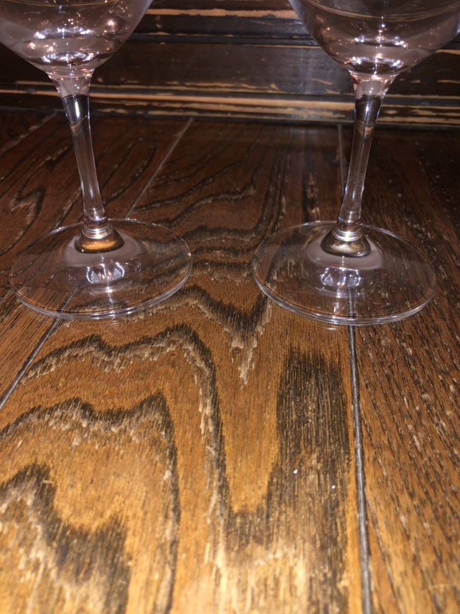 RIEDEL リーデル ペアグラス ワイングラス 高さ19cm 食器 ガラス MADE IN GERMANY ドイツ製 未使用品 箱付き tn3030_画像7