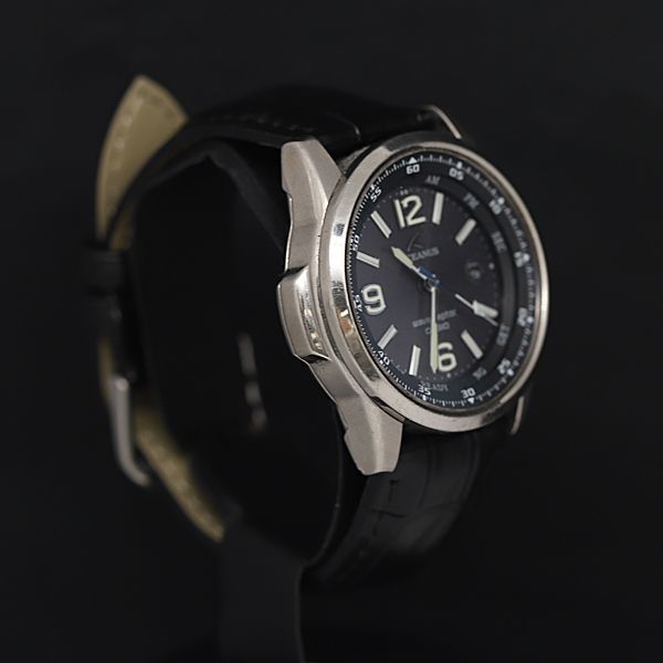 1円 ソーラー カシオ オシアナス OCW-100TLJ 黒文字盤 デイト メンズ腕時計 KRK 0033000_画像2