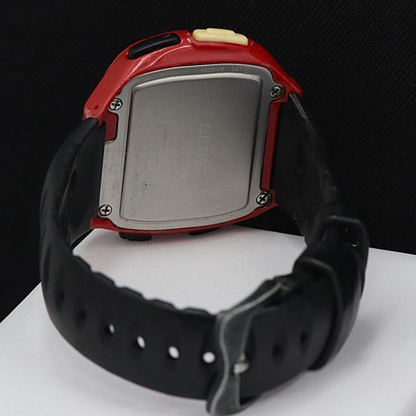 1円 セイコー ソーラー S750-0AA1 プロスペックス スーパーランナーズ デジタル文字盤 スクエア メンズ腕時計 5511000SMD_画像4