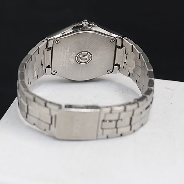 1円 キネティック セイコー ドルチェ 4M61-0A10 白文字盤 ラウンド GMY メンズ腕時計 KRK 9207000_画像4