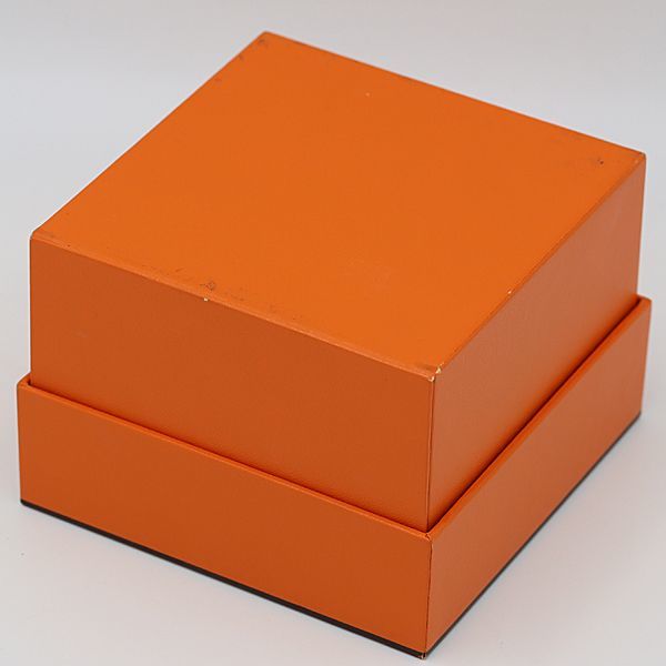 1円 美品 エルメス 空箱 腕時計用 外箱 BOX オレンジ メンズ/レディース SGN 2000000_画像5