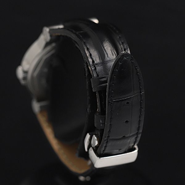 1円 稼働 AT 美品 ブルガリ ディアゴノ スポーツ LCV35S 黒文字盤 デイト メンズ腕時計 KRK 0082500_画像3
