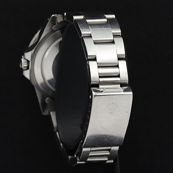 1円 稼働 良品 ロレックス GMTマスター 16700 N118863 AT/自動巻き ペプシベゼル 黒文字盤 メンズ腕時計 OGH ABC3443121_画像3