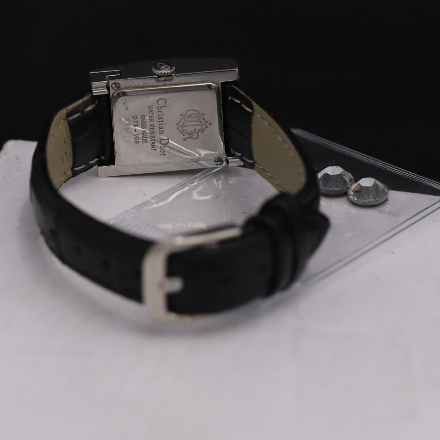 1円 稼働 良品 クリスチャンディオール マリス D78-109 EE6773 QZ ミラー文字盤 石付 レディース腕時計 KRK 5808000_画像4