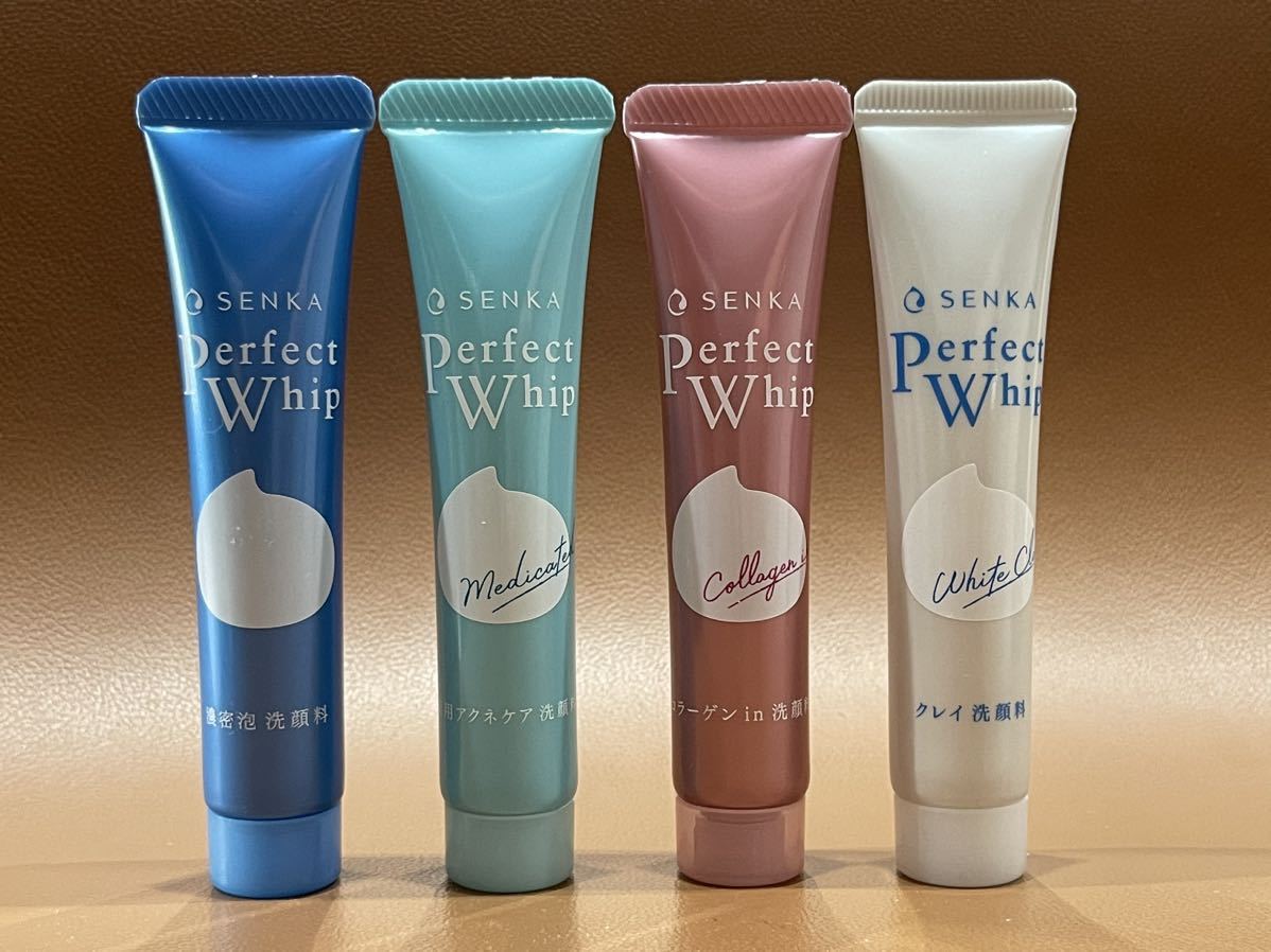 洗濯専科 パーフェクトホイップ SENKA Perfect Whip 洗顔フォーム アクネケア コラーゲンin ホワイトクレイ 特製サイズ ４点セット_画像1