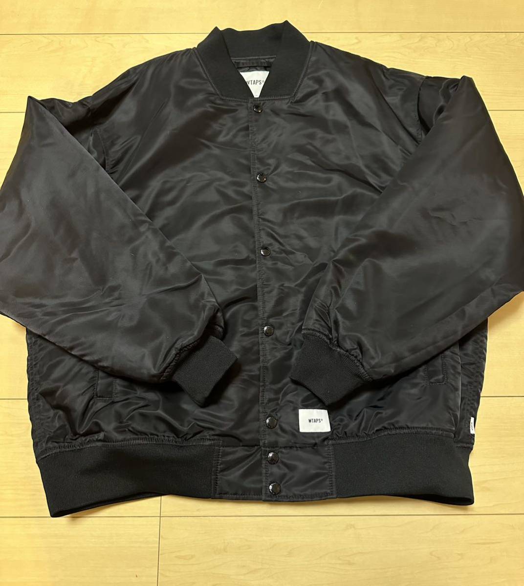 wtaps 21AW TEAM JACKET 212TQDT-JKM01 ブラック　サイズ3 正規品_画像1