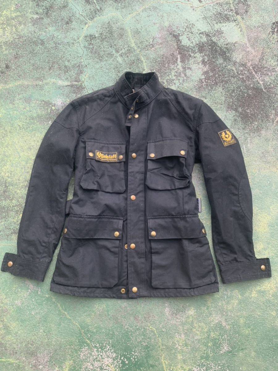 激レア　美品　Belstaff ベルスタッフ 70-80S ヴィンテージ ROAD MASTER Ⅱ ロードマスター オイルドジャケット ブラック_画像1