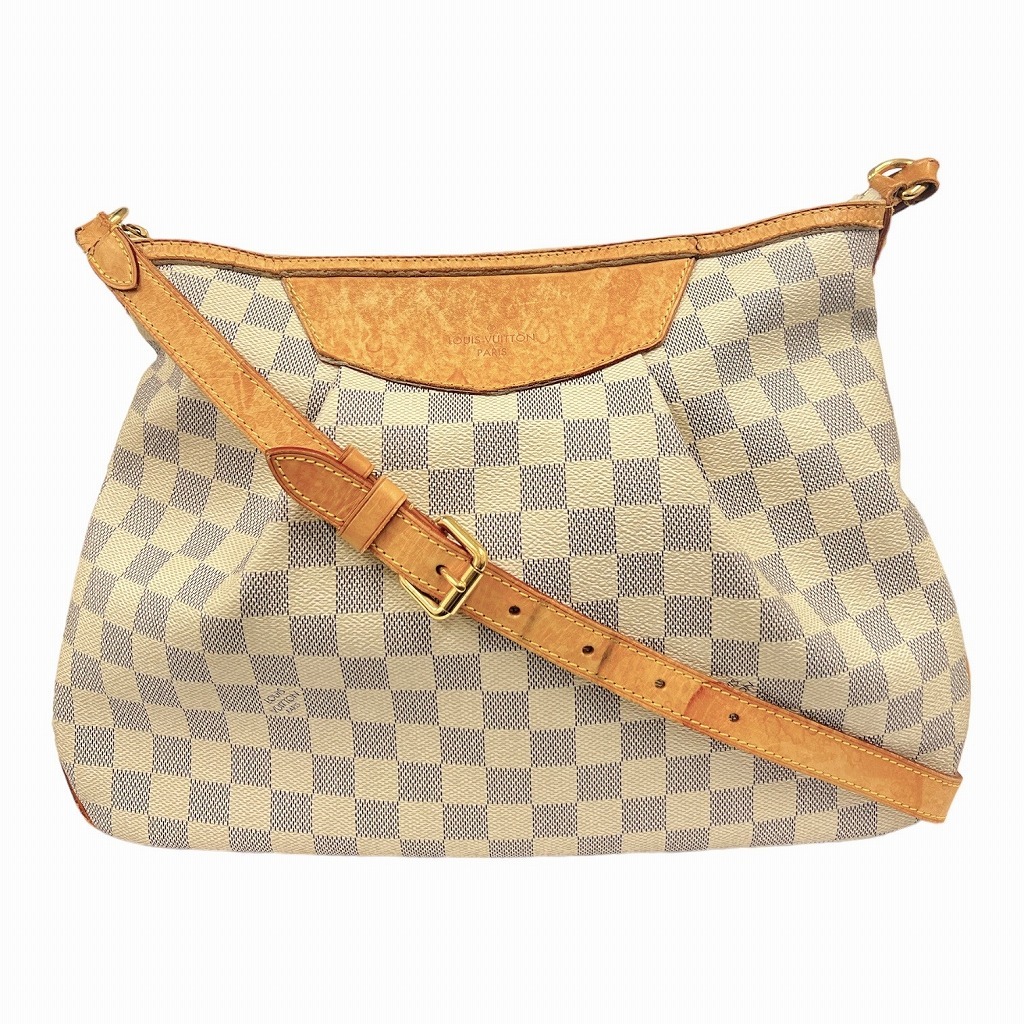 LOUIS VUITTON ルイ ヴィトン N41112 シラクーサ ショルダーバック ダミエ アズール メンズ レディース【中古】_画像1