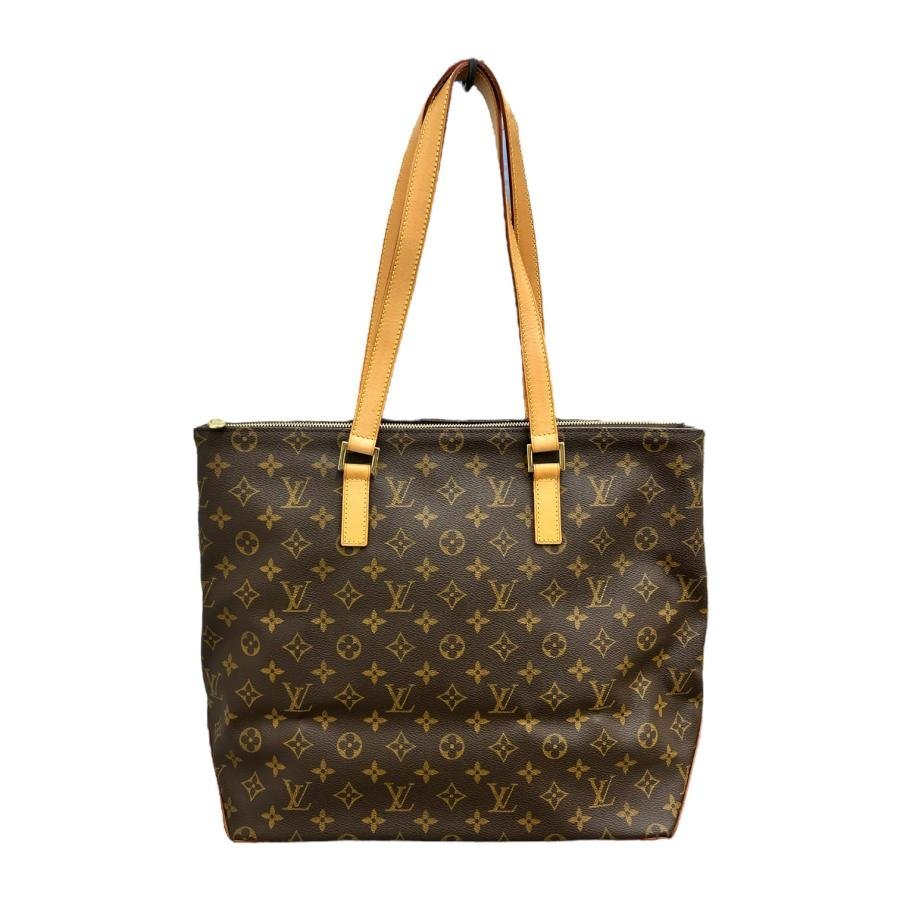 LOUIS VUITTON ルイ ヴィトン M51151 カバ・メゾ モノグラム トートバッグ ハンドバッグ ショルダーバッグ ブラウン 【中古】_画像1