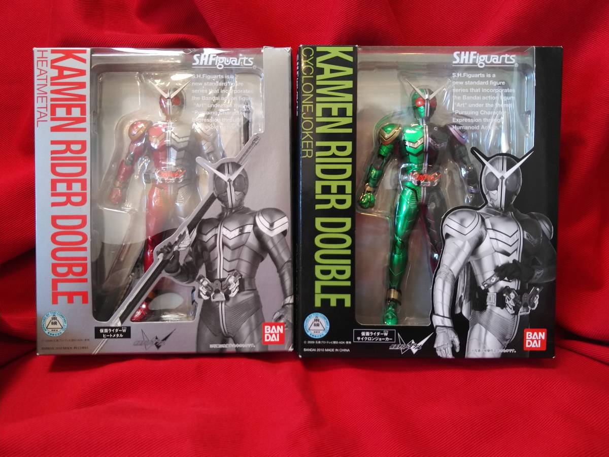 100%本物保証! ★送料無料・未開封★S.H.Figuarts ヒートメタル サイクロン・ジョーカー 2体セット #仮面ライダーW #仮面ライダーダブル #BANDAI 仮面ライダーW(ダブル)