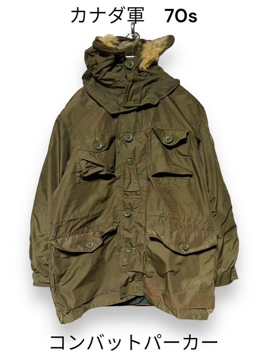  Canada army liner attaching 70s combat Parker Mod's Coat N3-B old clothes 