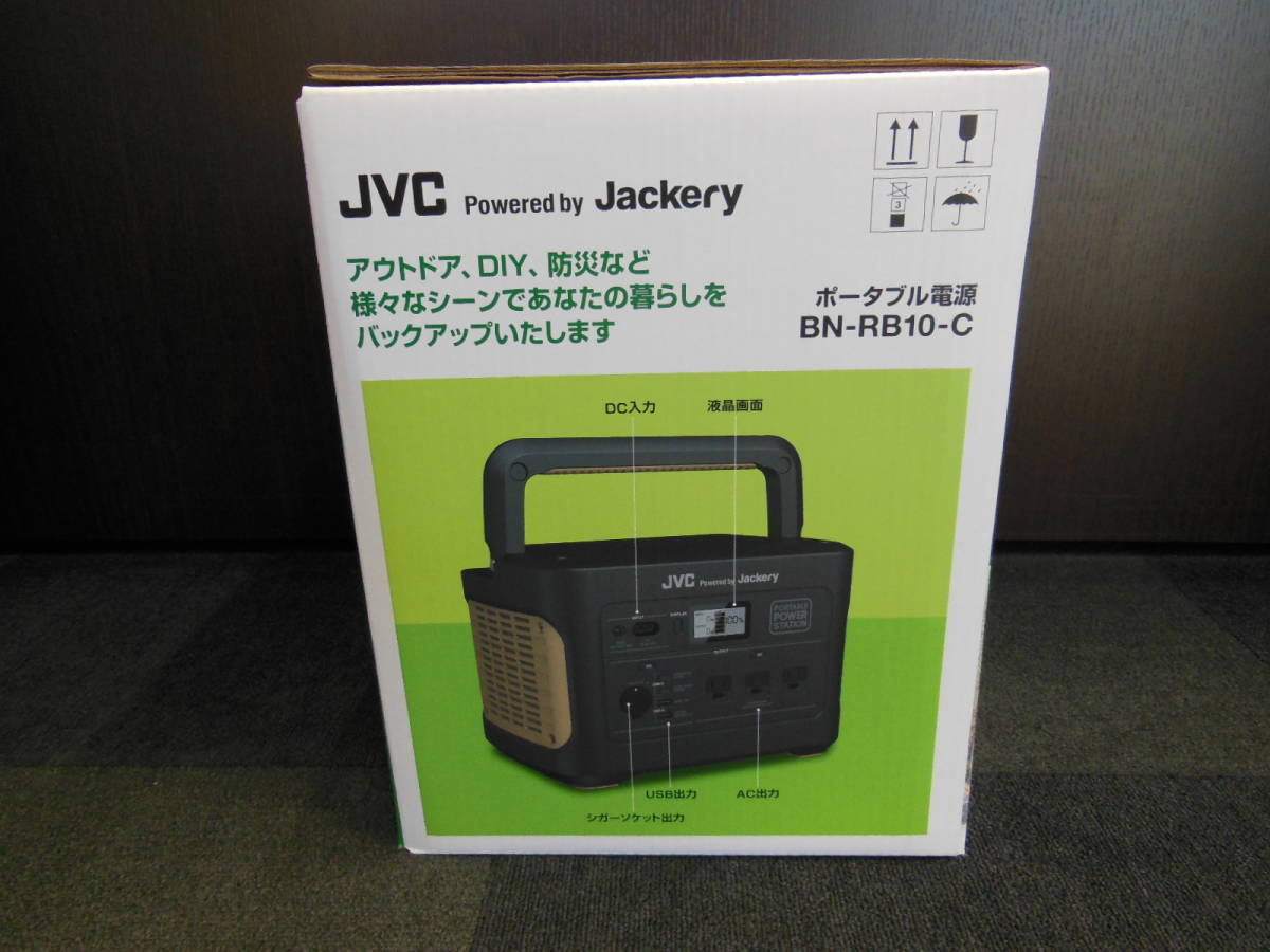 家電祭 JVCケンウッド ポータブル電源 BN-RB10-C 未使用品 大容量1002Wh 定格出力1000W 液晶画面付 アウトドア 防災 DIY_画像2