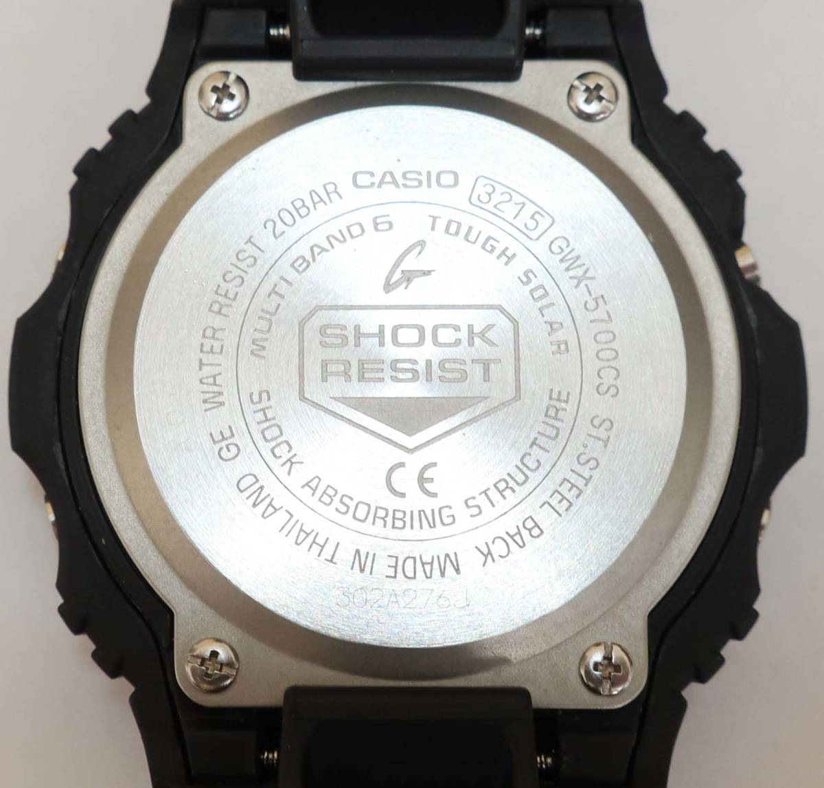 CASIO カシオ G-SHOCK G-LIDE GWX-5700CS-1JF ソーラー電波腕時計 中古_画像2