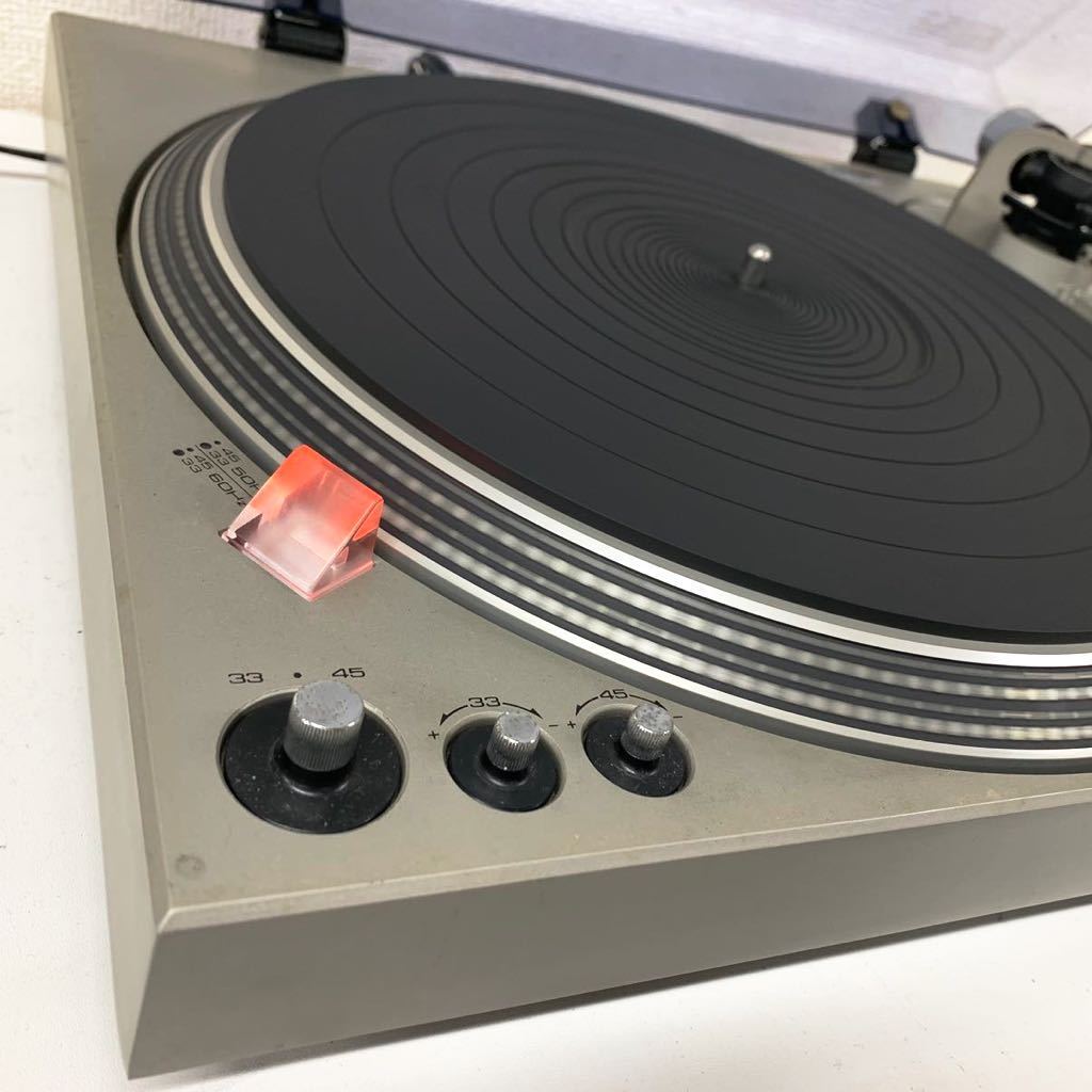 【L-3】 Technics SL-1600 ターンテーブル レコードプレーヤー テクニクス 中古 ジャンク 回転速度不安定 1026-30_画像2