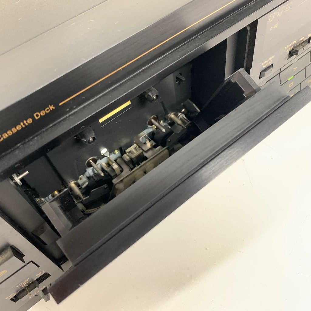 【E-3】 Nakamichi CR-70 カセットデッキ ナカミチ 中古 現状品 再生不可 回転不具合あり ソース音出しOK 1056-174_画像4