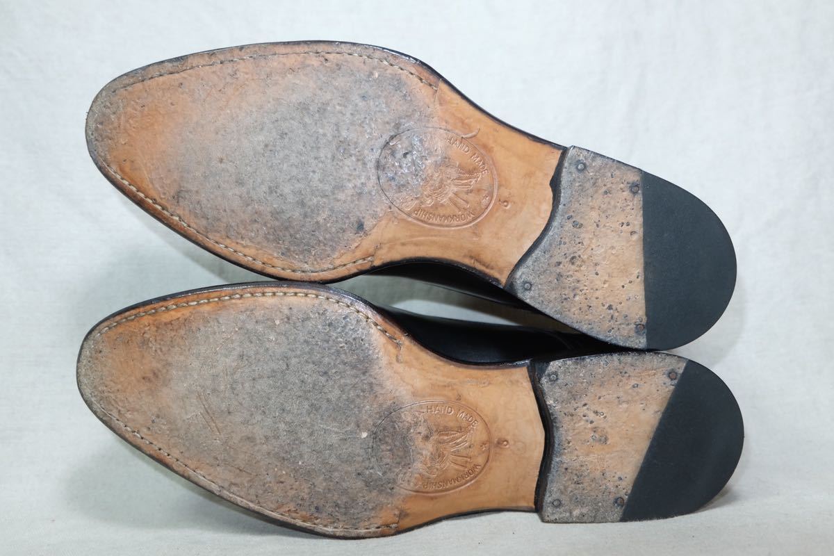 着用少Fortuna Shoes JalanSriwija ジャランスリワヤ製 美しいブローグダービーシューズ UK6 HandsewnWelted最高級カーフレザー使用革靴_画像10
