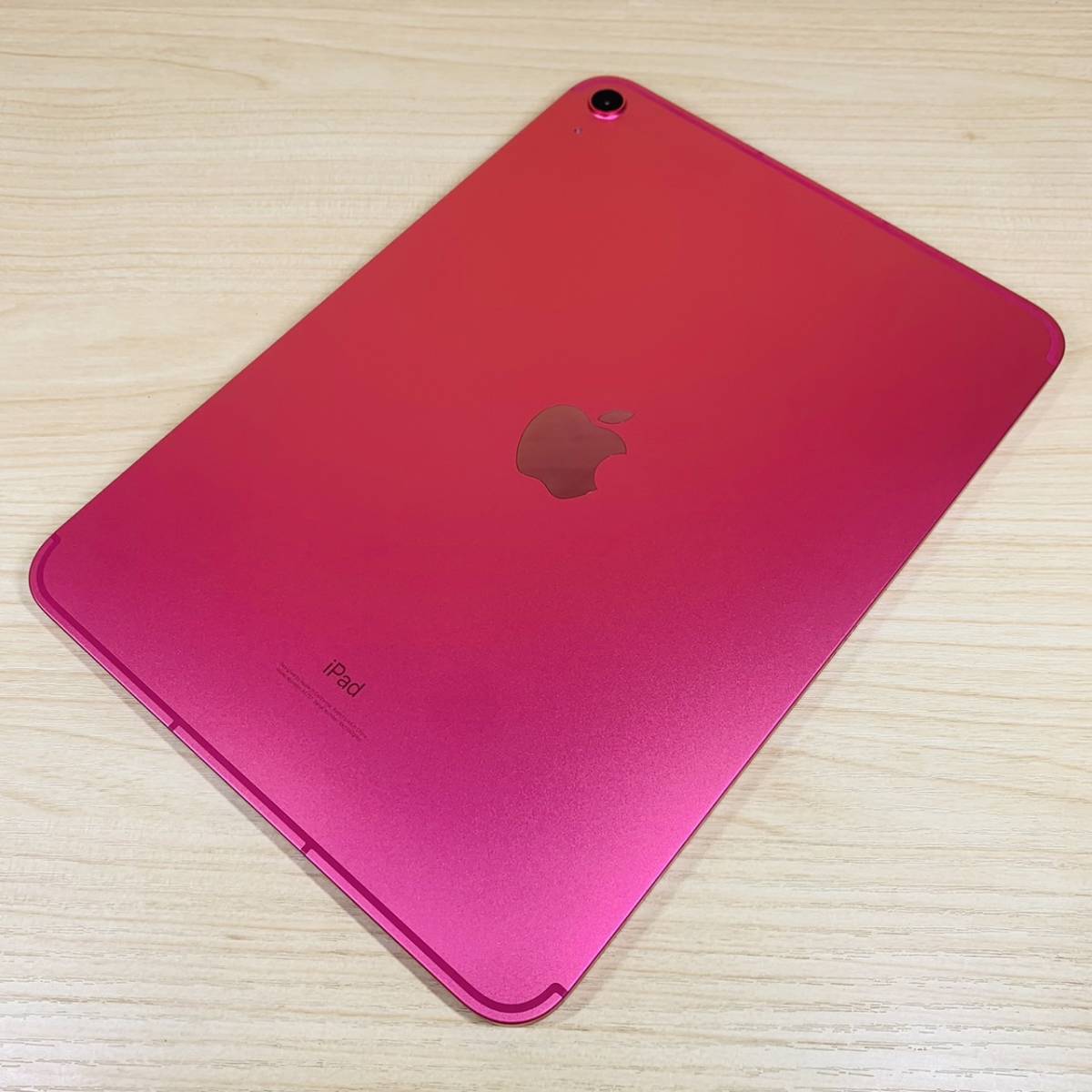 新品同様 バッテリー100％ SIMフリー Apple iPad 第10世代 Wi-Fi+cellular 64GB Pink MQ6M3J/A P117-40016