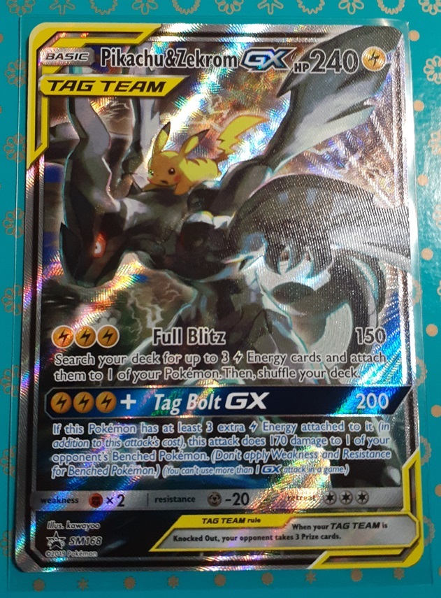 Pokemon TCG - SM9 - 100/095 (SR) - Pikachu & Zekrom GX