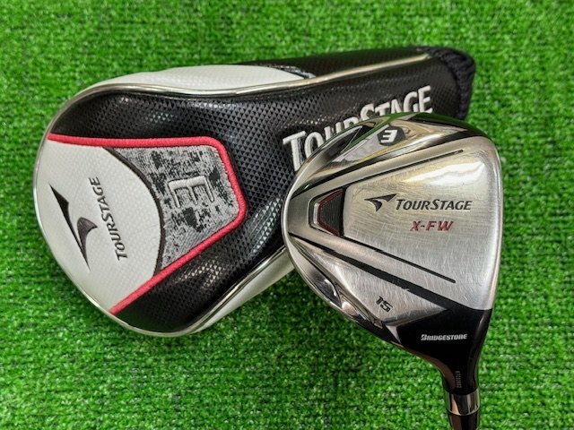 1●708 TOURSTAGE ツアーステージ X-FW 15度 Sフレックス B11-01W【札幌/店頭引取OK!】の画像1