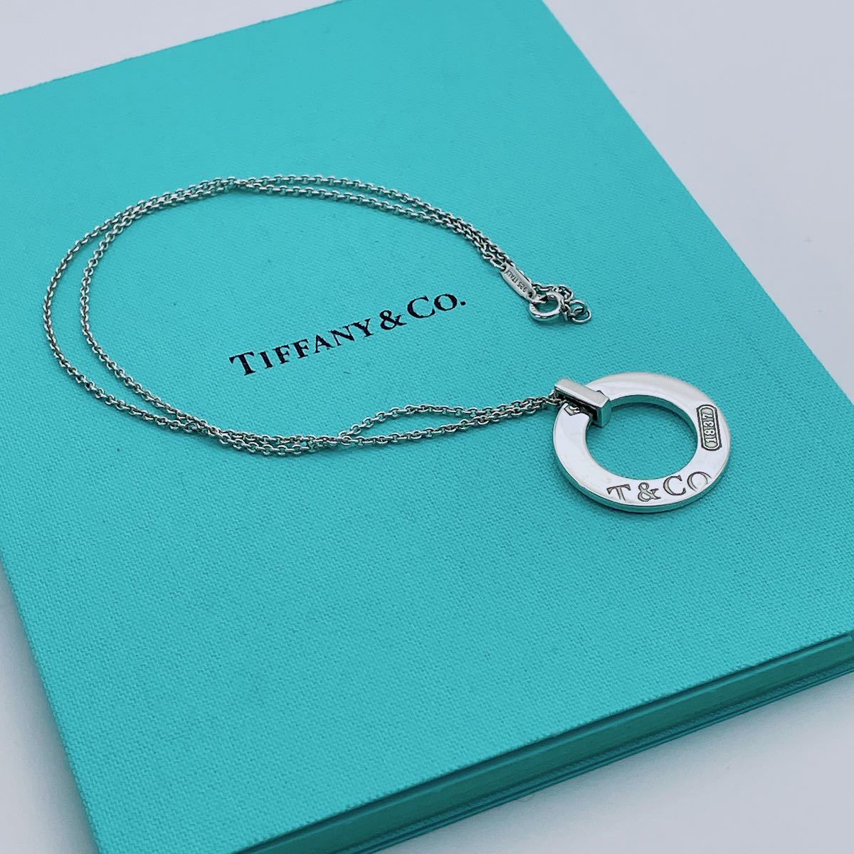 極美品】Tiffany & Co サークル ロゴ ネックレス T&CO｜Yahoo!フリマ