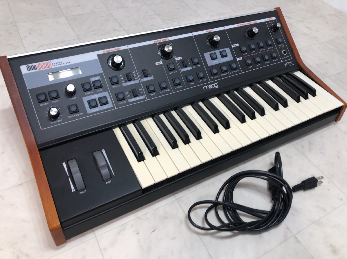 【限定品/1200台】 moog little phatty アナログシンセサイザー Bob moog Tribute Edition●E102B414_画像1