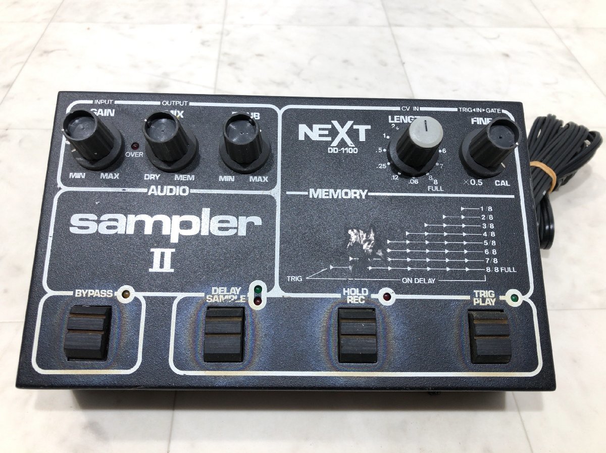 NEXT ネクスト DD-1100 SAMPLERII サンプラー デジタルディレイ●E111A390_画像2