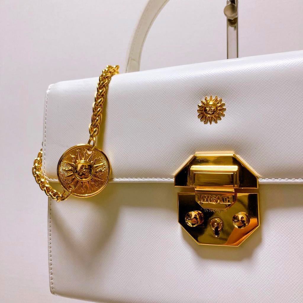 保管品美品VERSACE ヴェルサーチハンドバッグバニティバッグBOX 保管品美品VERSACE ヴェルサーチハンドバッグバニティバッグBOX