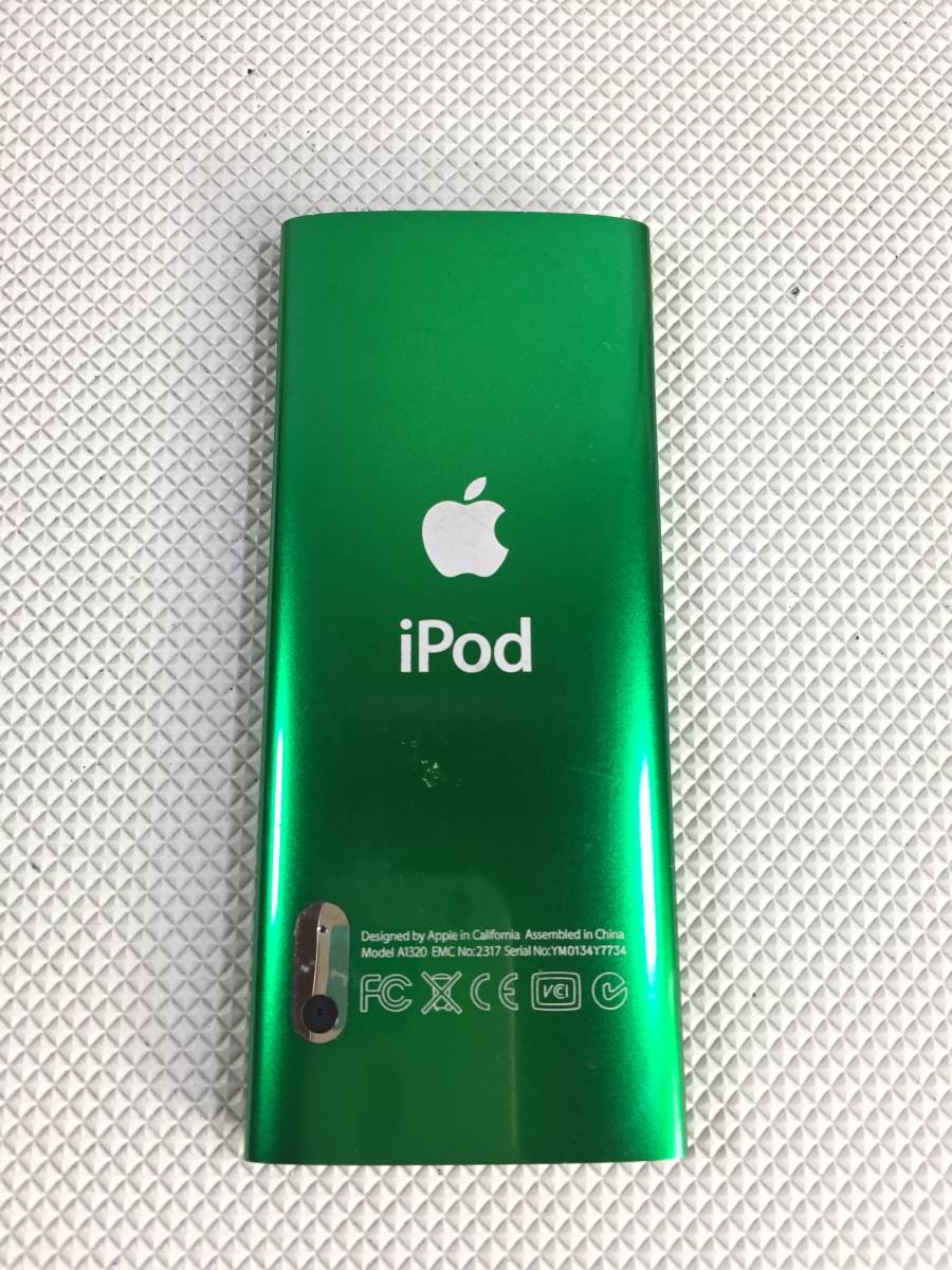 S3094●Apple アップル iPod nano アイポッド ナノ 第5世代 デジタルオーディオプレーヤー A1320 16GB グリーン 現状品_画像2