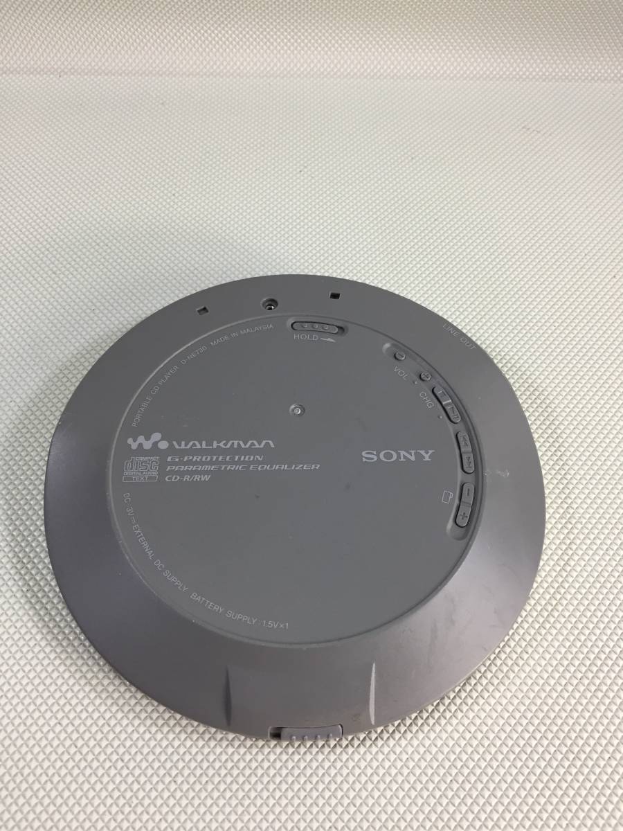 S3168●SONY ソニー WALKMAN CDウォークマン ポータブルCDプレーヤー D-NE730 リモコン RM-MC53EL アダプター AC-ES3010K2_画像5