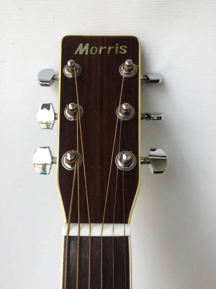 A8907●Morris モーリス クラシックギター アコースティックギター MD-507 ケース付き 保証あり 中古 美品_画像3