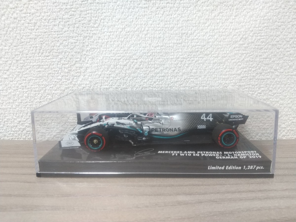 ミニチャンプス 1/43 メルセデス AMG W10 L・ハミルトン 2019 ドイツGP_画像4