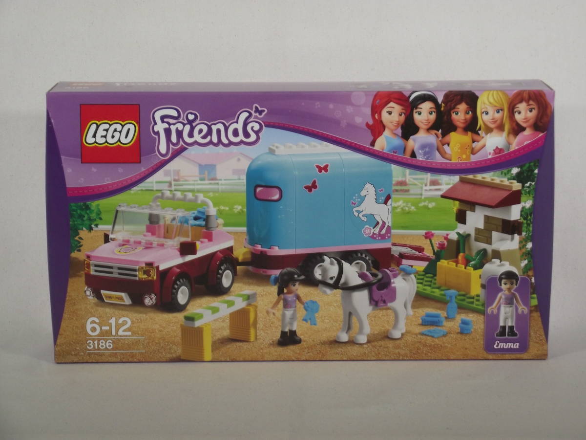 未開封　レゴ　LEGO フレンズ ホーストレーラー 3186　女の子　馬　ピンク　廃盤　絶版_画像1