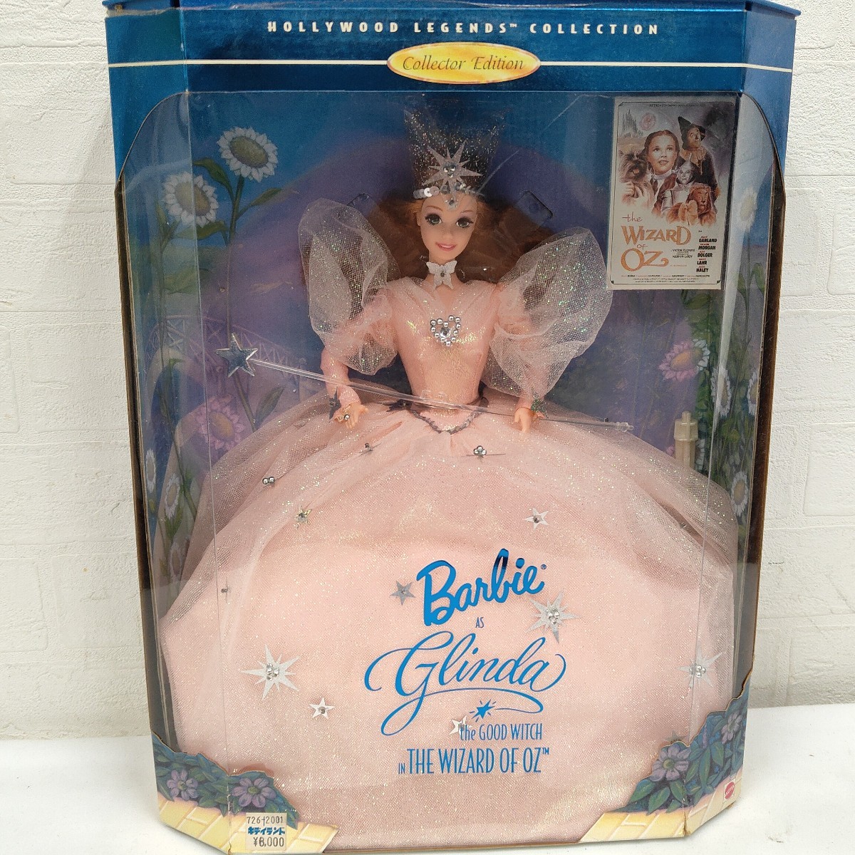 6 ★未使用★ Barbie バービー 人形 オズの魔法使い 北のいい魔女 グリンダ IN THE WIZARD OF OZ マテル MATTEL ハリウッド ドール SC_画像1