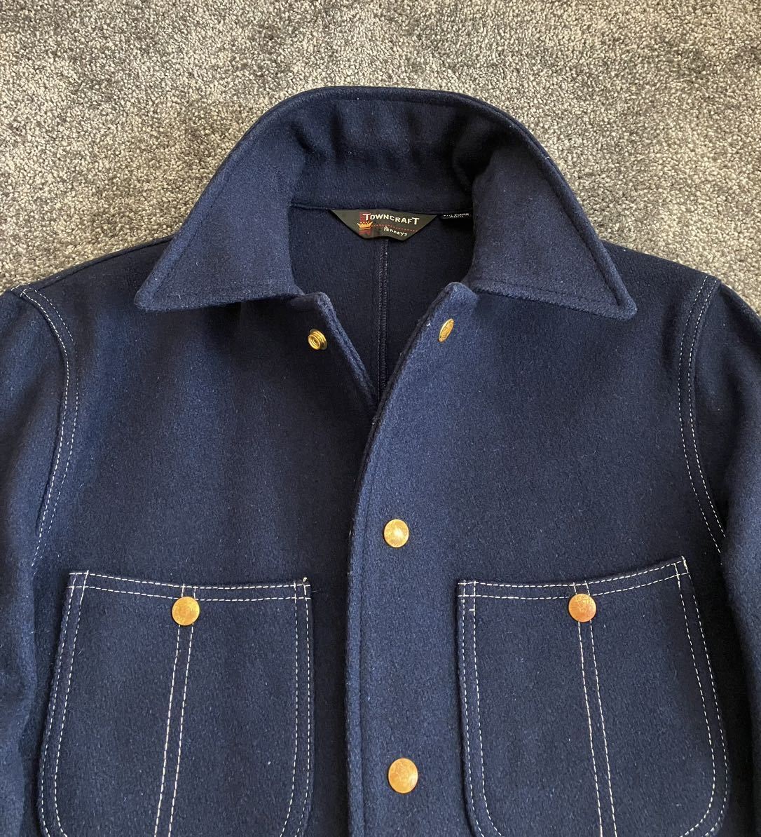 Yahoo!オークション - 【希少】70s TOWNCRAFT 91-J ウール Yahoo!オークション - 【希少】70s TOWNCRAFT 91-J ウール
