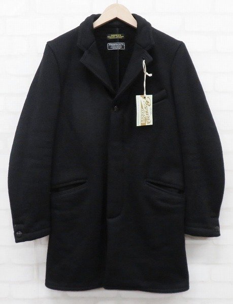 3J2372/FULLCOUNT BROWNS BEACH JACKET CHESTERFIELD COAT 7724 フルカウント ブラウンズビーチジャケット ビーチクロスフィールドコート_画像2