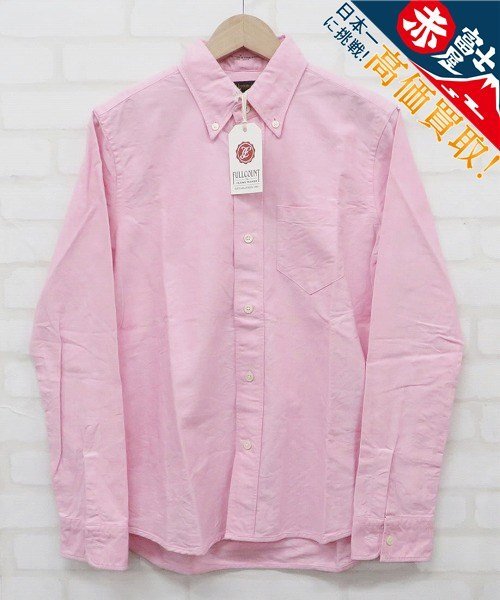 7T7576/未使用品 FULLCOUNT 4967 OXFORD B.D SHIRTS フルカウント オックスフォードボタンダウンシャツ