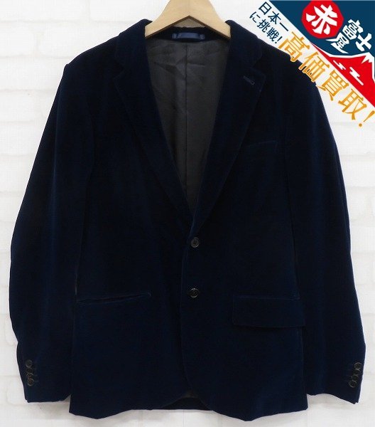 7T7401/未使用品 Paul Smith DREAMER ベロアテーラードジャケット ポールスミス